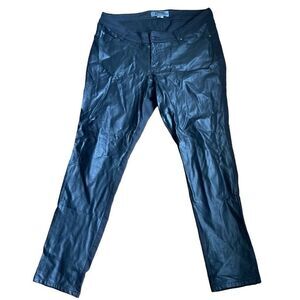 Tripp NYC Daang Goodman Pants Womens 16 Black Faux Leather Punk Goth Grunge